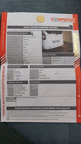 FORD TOURNEO COURIER