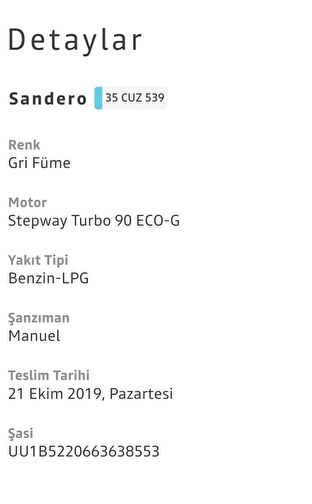 DACIA SANDERO